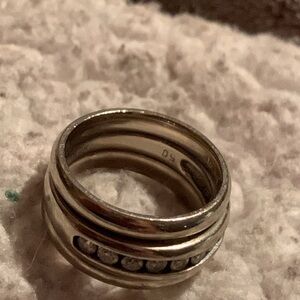 Gorgeous 0.50 carat diamond band in 14k & 10k white gold